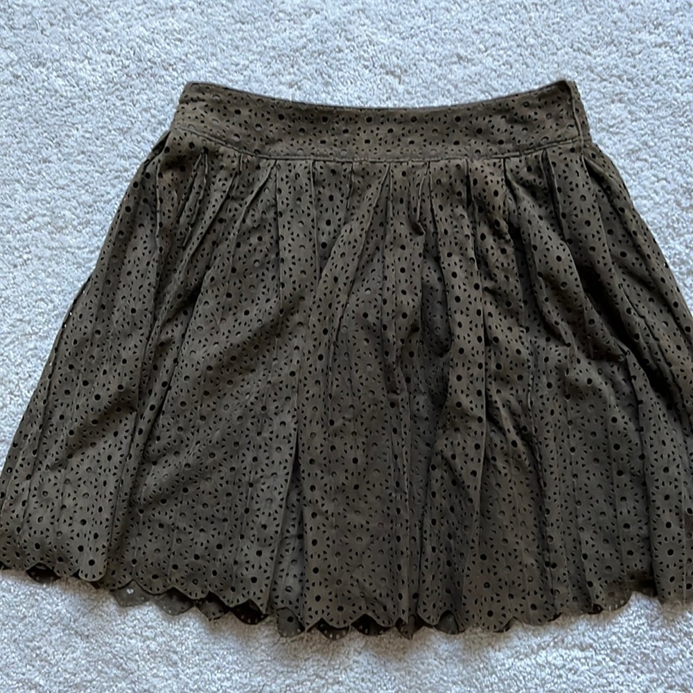 Vintage Fossil Suede skirt